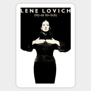 LENE LOVICH 70s Sticker